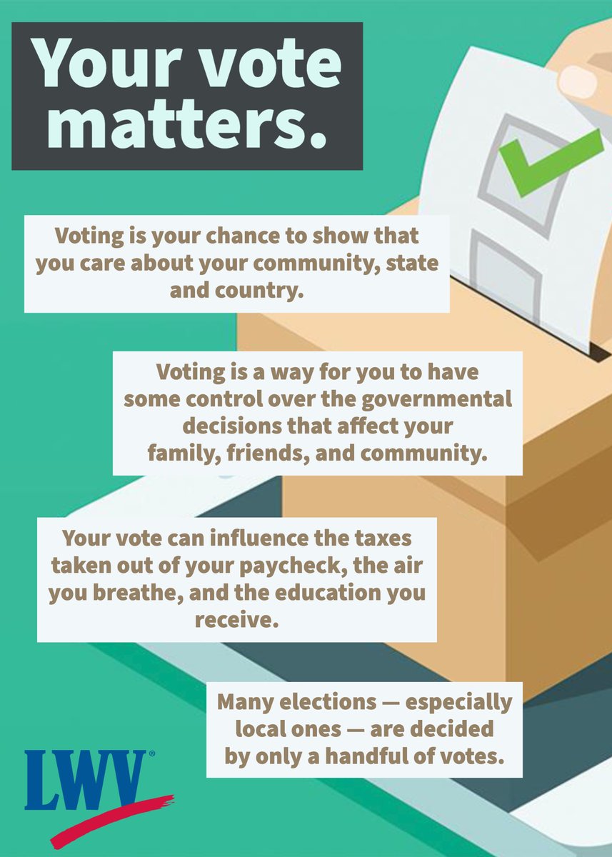 LWVSTL's tweet photo. YOUR VOTE MATTERS. Missouri's municipal elections are next Tuesday, with the primary on August 4 and the general election November 3. For more information or to check your registration, go to https://t.co/G2eIRyqFx8. #lwvstl #ProtectMOVoters https://t.co/2ZFgwt32Fd
