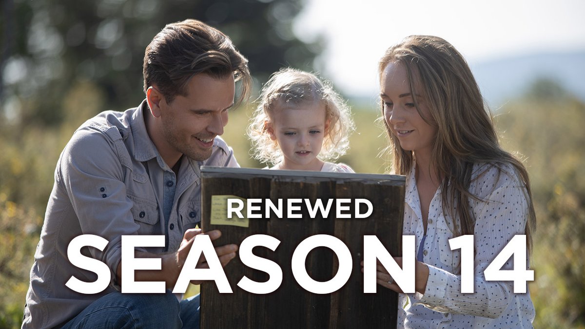 HeartlandOnCBC's tweet photo. SEASON 14! We're finally able to share this news with you! https://t.co/wZuUJ1FDDl