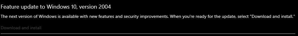 Jens_TX's tweet photo. let's see what #windows2004 has to offer https://t.co/SgRqU3rFq5