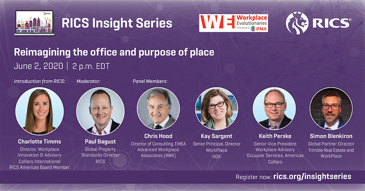 ricsamericas's tweet photo. #COVID19 launched a global experiment as everyone who could, packed up their offices & learned to #WorkFromHome.
#RICSInsight has teamed up with @WEworkplace to convene a panel of experts to reimagine the #workplace of the future post-COVID-19.
Register: https://t.co/myFc2eYBQt https://t.co/pcy1E9jfUb