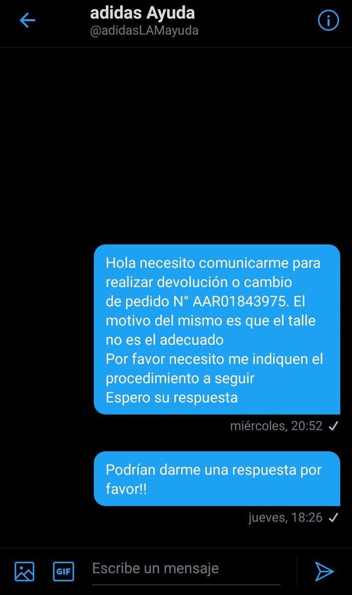 seba_solerr's tweet photo. @adidasLAMayuda  serían tan amables de responder la consulta? https://t.co/OHatsyJqCG