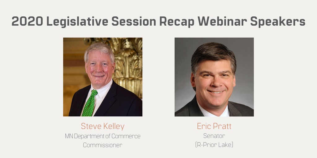 CleanEnergyMN's tweet photo. A big thank you to our guest speakers during this afternoon's #cleanenergyMN webinar on the 2020 legislative session. 

We're grateful to @MNCommerce Commissioner Steve Kelley &amp; Senator @EricPrattMN for their tireless work on clean energy issues in Minnesota. https://t.co/i9wgUVthtu