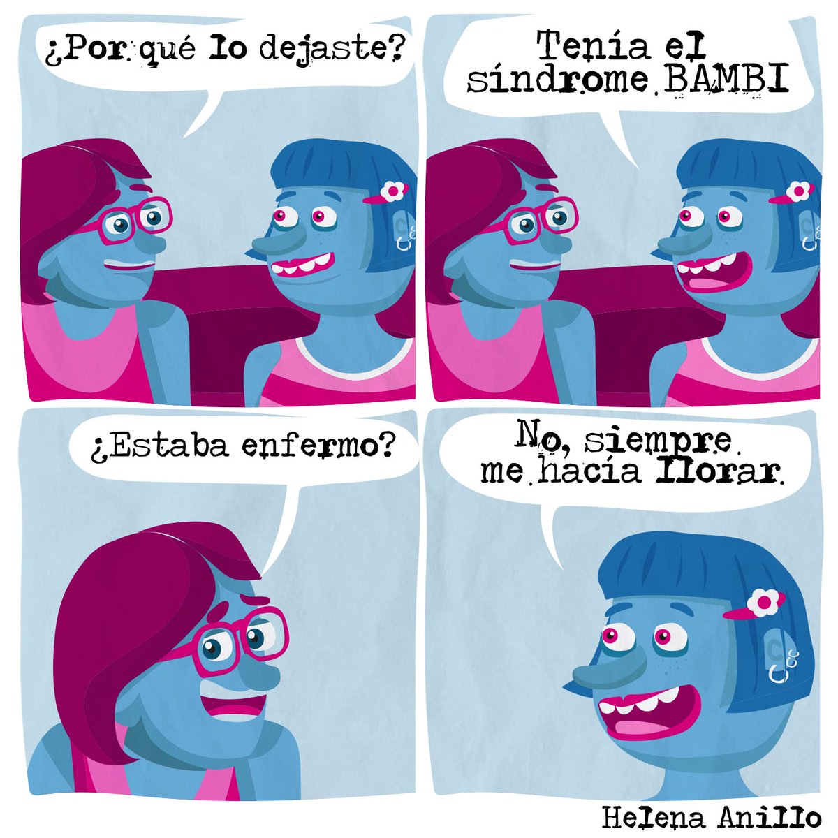 Helena67603485's tweet photo. #bambi #llorar #relaciones #amor #Psicologia #Sociologia #desamor  #ilustración #ilustrador #comic #comics #humor #humorgrafico #tiracomica #sindrome https://t.co/6902jFvGPF