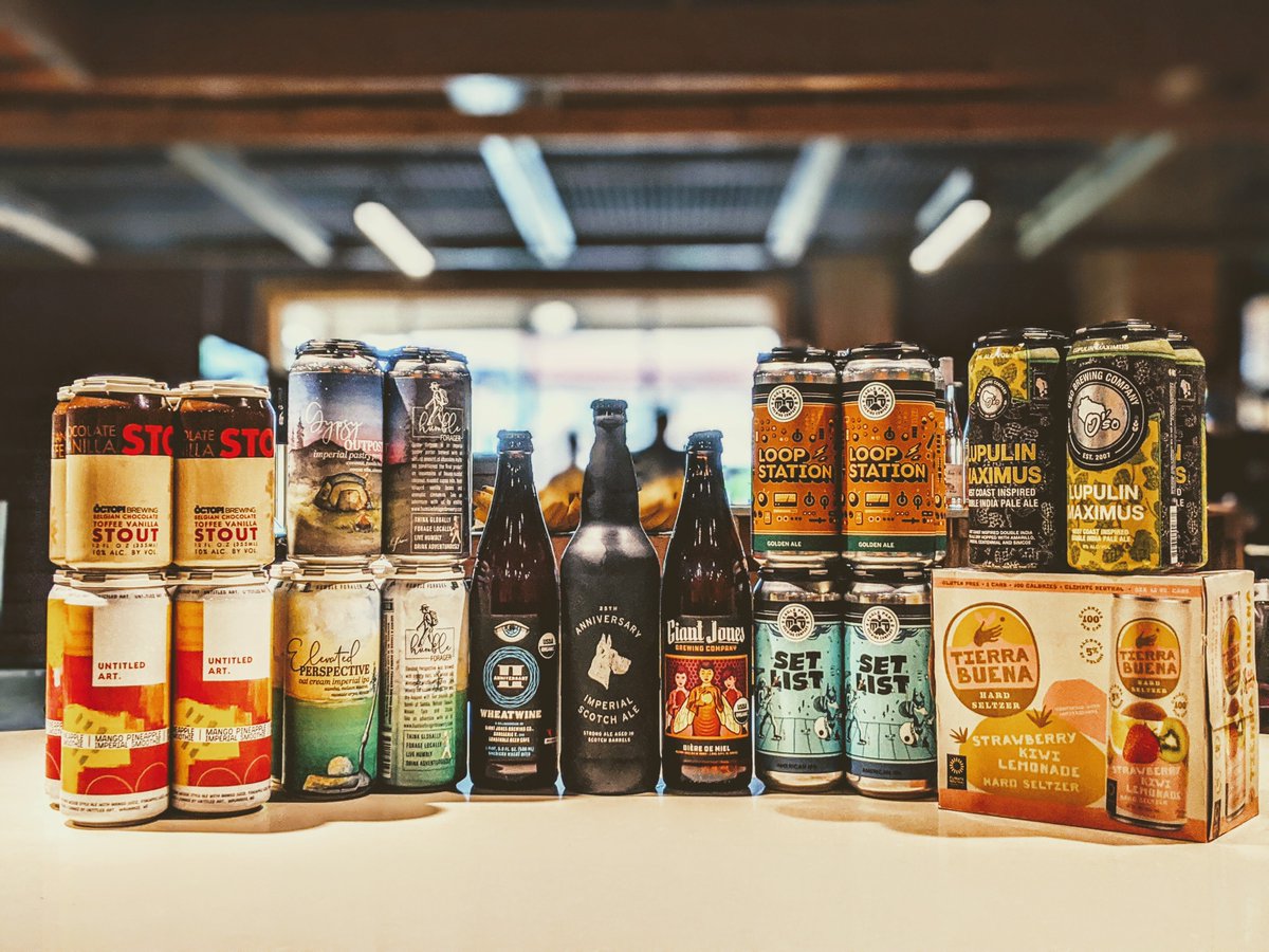 All of these friends are sure to make it a Happy #WiBeerWednesday! 🍻 @EagleParkBeer @GiantJonesBeer @greatdanepub @osobrewing @octopibrew #UntitledArt @HumbleForager @MKEbrewco #TierraBuena hard seltzer #DrinkLocal #WiCraftBeer @WiBrewersGuild