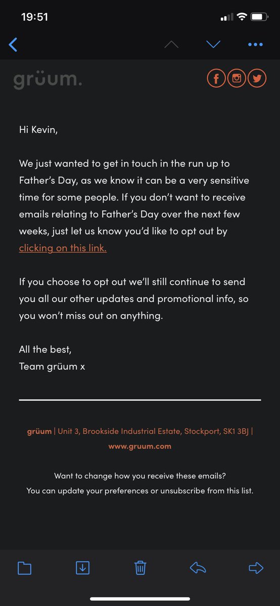 This is amazing marketing from <a href="/gruum_hq/">grüum</a> some underestimate the value of understanding when pushing marketing campaigns on customers 🙌🏻