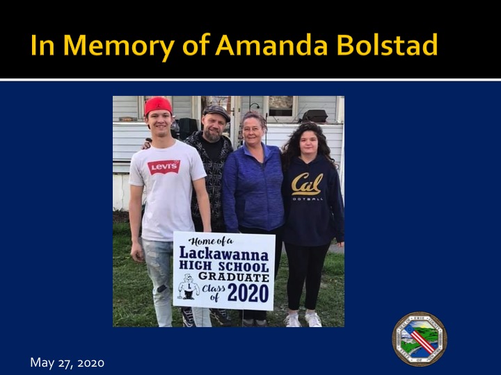 Today's presentation is dedicated with a heavy heart to my cousin Amanda who sadly passed away in an accident.