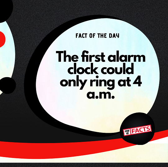 FactsCeo's tweet photo. Invented in 1787, Levi Hutchins needed a way to wake up in time for work, so he made the alarm clock.

It took almost 100 years for a wind up alarm clock to be invented that could be set to any time.

Follow me for more posts like this!

#ceo #facts #factoftheday #news https://t.co/gDd0PzPpYn