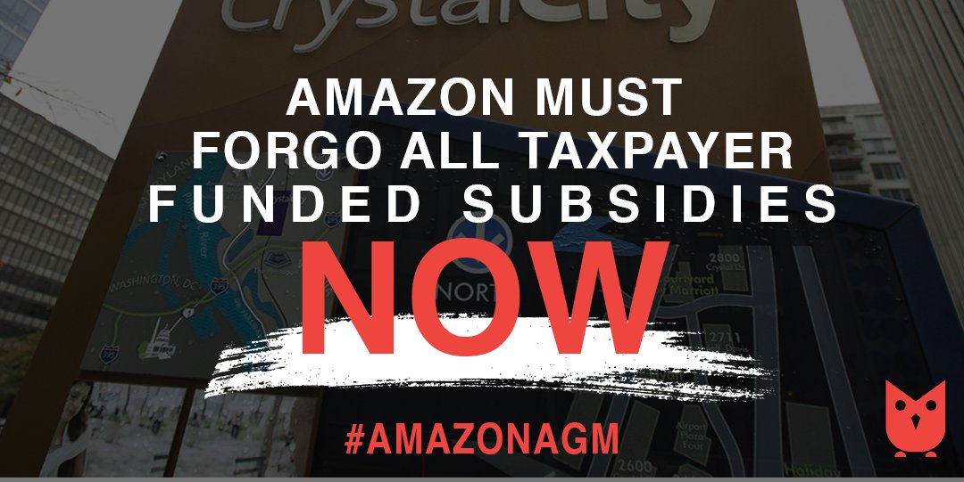 athenaforall's tweet photo. Amazon investors—and especially #JeffBezos—are getting rich off the #coronavirus pandemic. This money should be going to workers + communities that host Amazon to keep us safe.
Tell @JeffBezos to forgo all taxpayer-funded corporate subsidies: https://t.co/LALQ4LsQ66 #AmazonAGM https://t.co/I49n7uGcJk