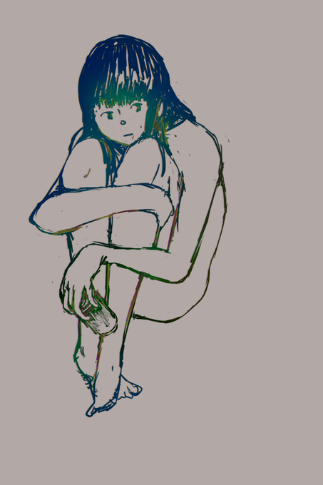 体育座りのtwitterイラスト検索結果 古い順