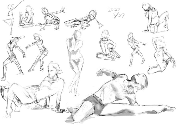 クロッキー練習 