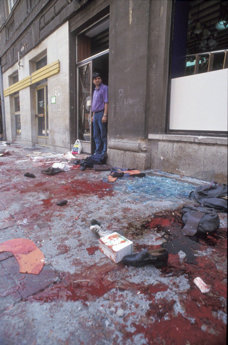  @Independent Here is a photo from  #VaseMiskina Massacre. There were at least 150 photojournalists covering the war in  #Bosnia &  #SiegeOfSarajevo We expect from you at least some kind of acknowledgment of our remarks. Any response?We DID NOT do this!PhotoEnrico Dagnino