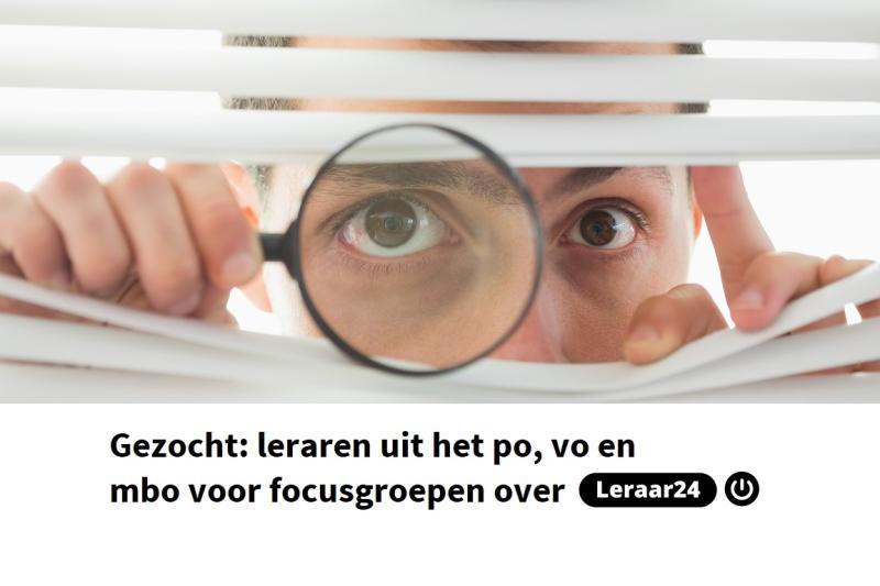 Om Leraar24 nog beter aan te laten sluiten bij de wensen en behoeften van leraren organiseren wij focusgroepen op 18 en 23 juli 2020. In deze focusgroepen kun je als leraar uit het po, vo en mbo je ervaring en mening delen. Meld je nu aan via lnkd.in/dWN2sTr.