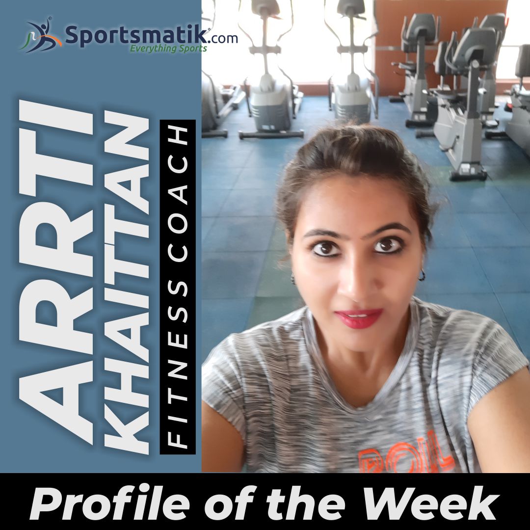sportsmatik's tweet photo. This time our #ProfileoftheWeek is #ArrtiKhaittan who is an experienced #FitnessCoach from Mumbai. Get to know about her only at https://t.co/DmEY2wHRjR and expand your network.
https://t.co/vhWrsv5l4a https://t.co/y1mUjQ7yVy