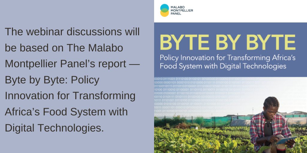 MaMoPanel's tweet photo. #Webinar
@MaMoPanel #ByteByByte report has stressed how #Digitalization is important for Kenya🇰🇪’s development agenda more known as Vision2030. What can be learnt from 🇰🇪’s strategy to address the ill effects of #COVID19 on its #Agfood systems?
Learn more➡️https://t.co/FDAvybvXs7 https://t.co/YqdZNLk3xQ