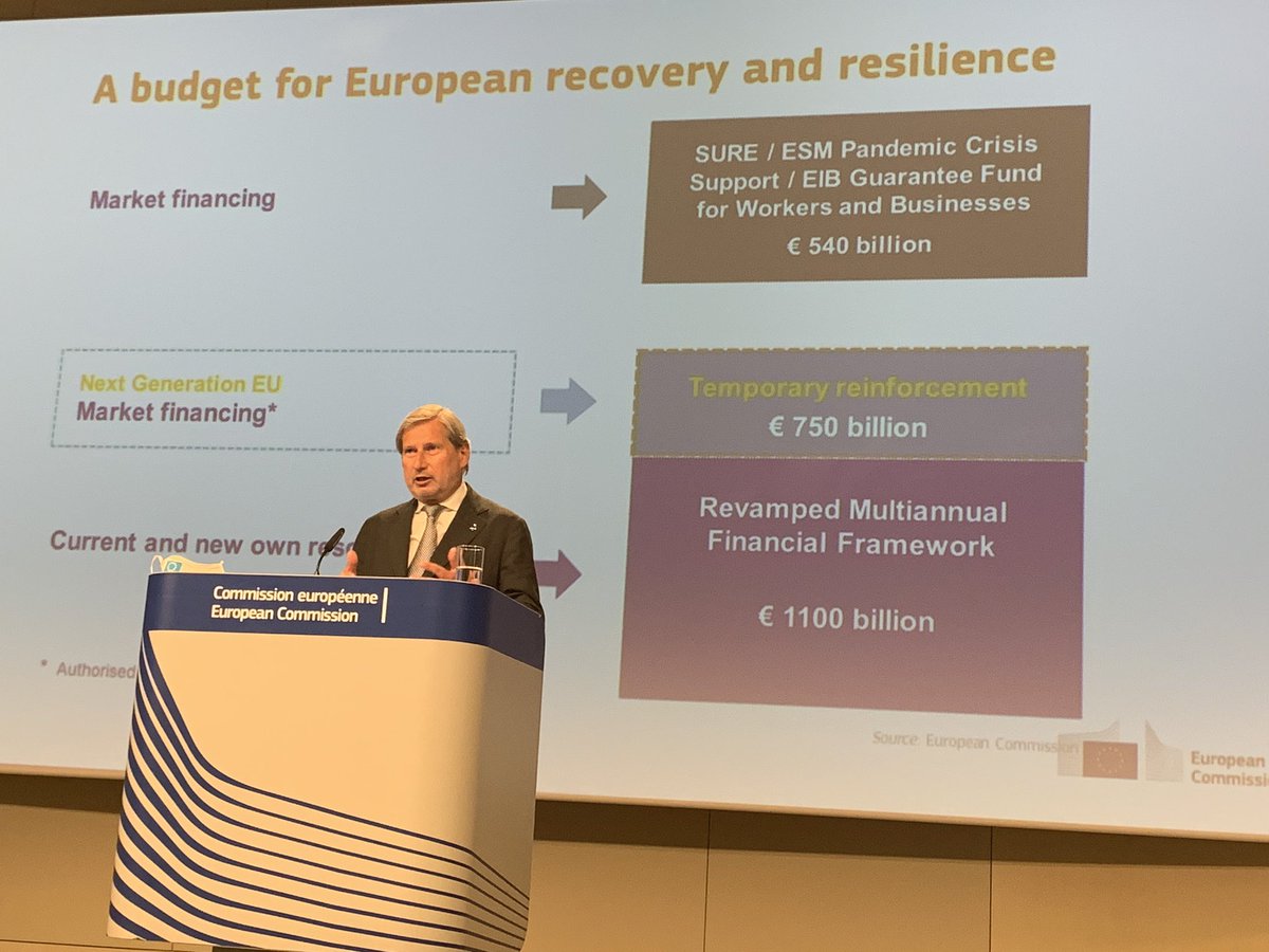 JHahnEU's tweet photo. #EuropeanRecoveryPlan #MFF: This is a true #European moment - a moment to overcome this devastating crisis TOGETHER and to make #Europe at the same time stronger and more resilient. We will manage this with an ambitious #recovery plan with the #EUbudget at its heart! 1/3 https://t.co/4JaiXGzHlK
