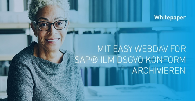Seit Einführung der #DSVGO sehen sich Unternehmen unter Handlungsdruck. Gerade in punkto Archivierung personenbezogener Daten. Erfahren Sie mehr zu dem Thema in unserem kostenlosen Whitepaper – jetzt herunterladen. #EASYSOFTWARE bit.ly/2THR4lJ