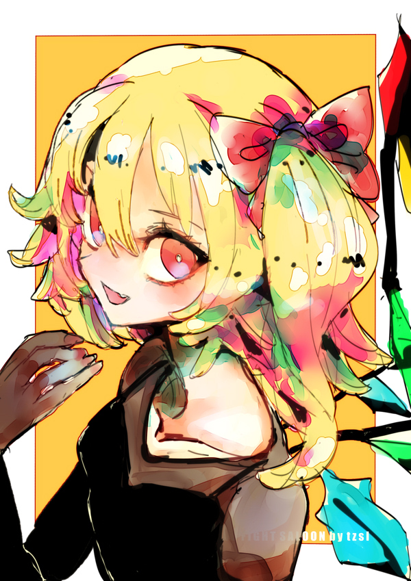 フランドール・スカーレット 「flanDress. 」|tzslのイラスト
