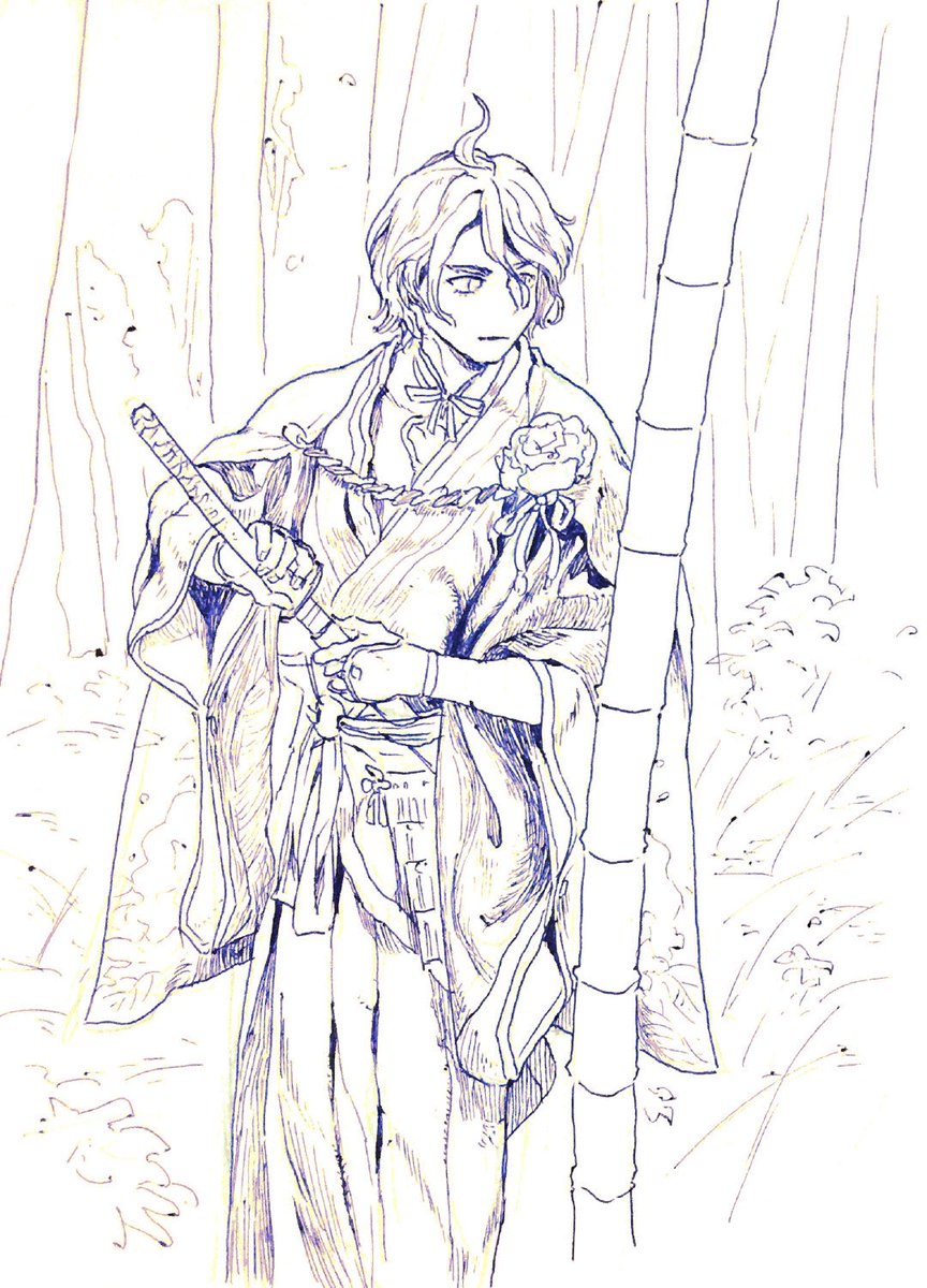 こういうのもあった...人生一番暇な夏は義伝に...(模写) 