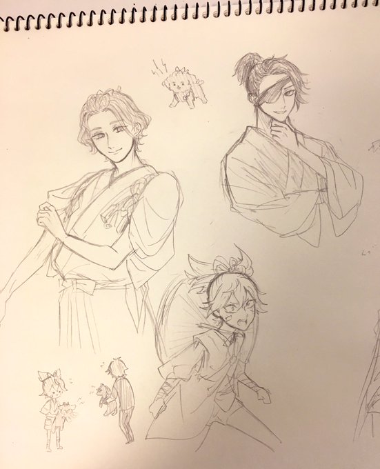 私も見ながら描いてたやつ… 