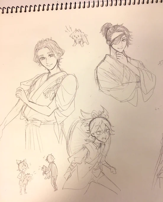 私も見ながら描いてたやつ… 