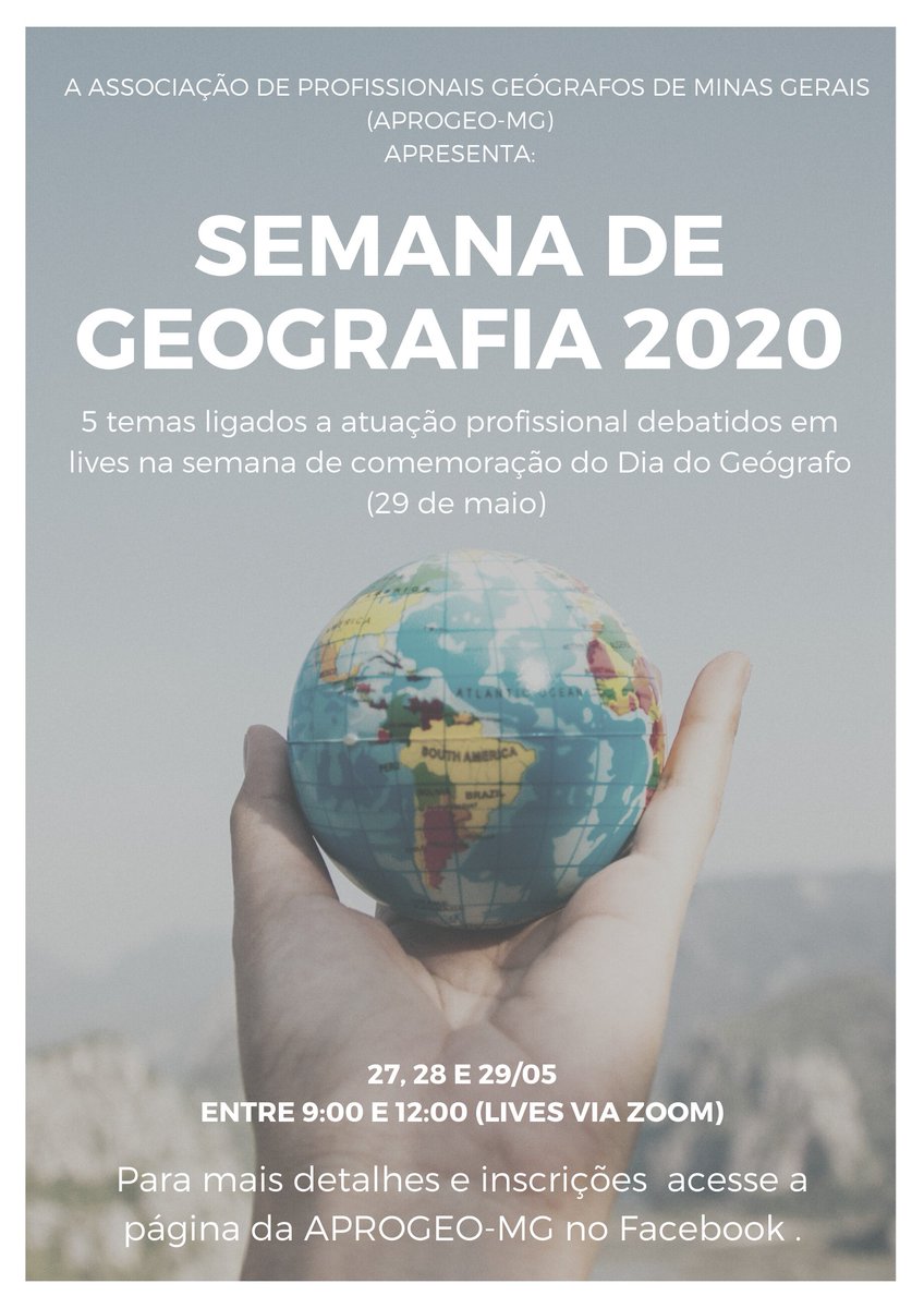 SEMAN DA GEOGRAFIA 2020