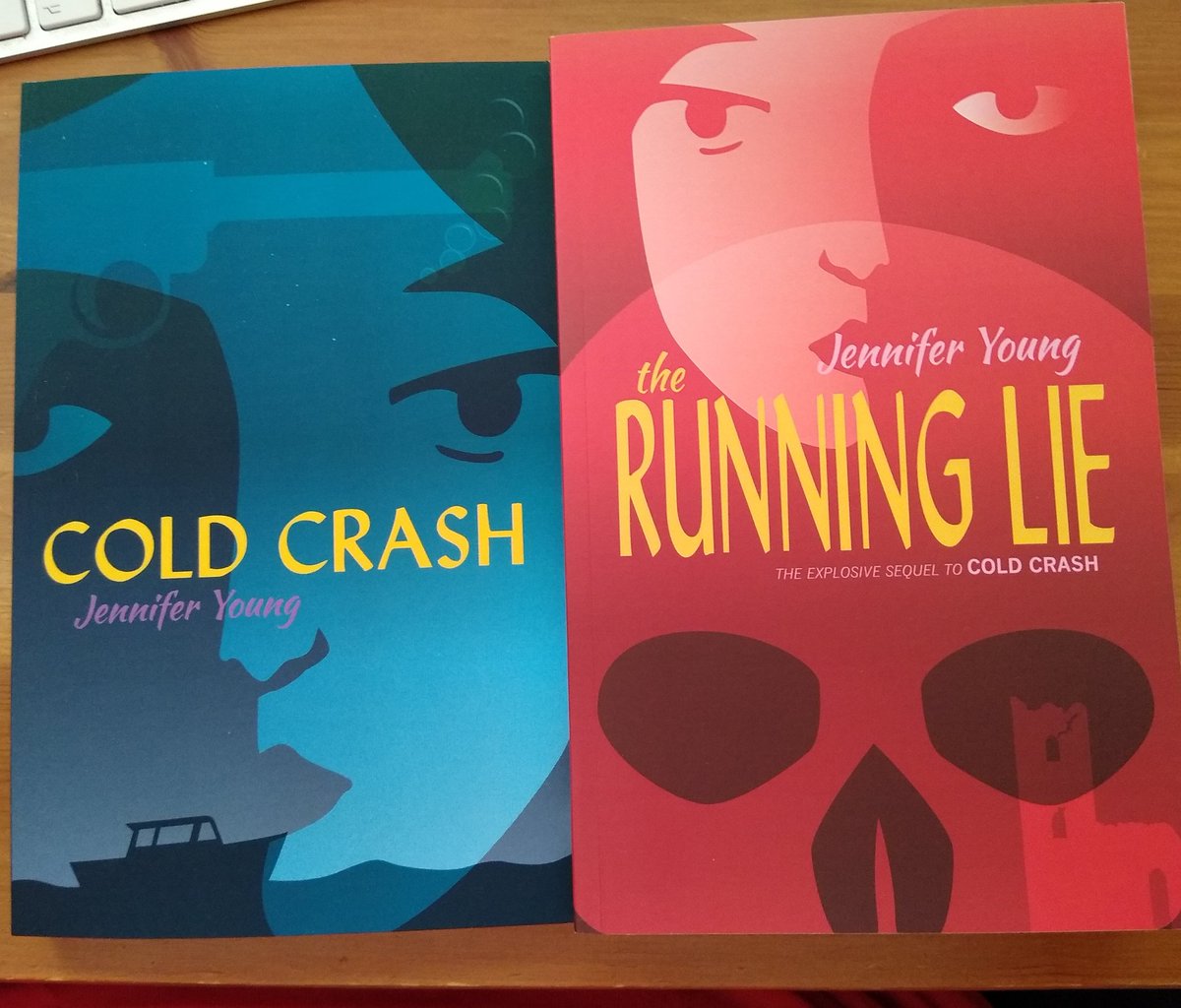 CWIPprize's tweet photo. We don't only have talented authors on our longlists but they're on our judging panels, as well. Today's #bookpost is @maxfalkland's #ColdCrash and #TheRunningLie published by Cinnamon Press https://t.co/A5agnR3XpK