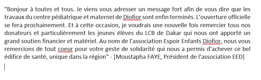 Le Collège Bilingue de Dakar tweet media