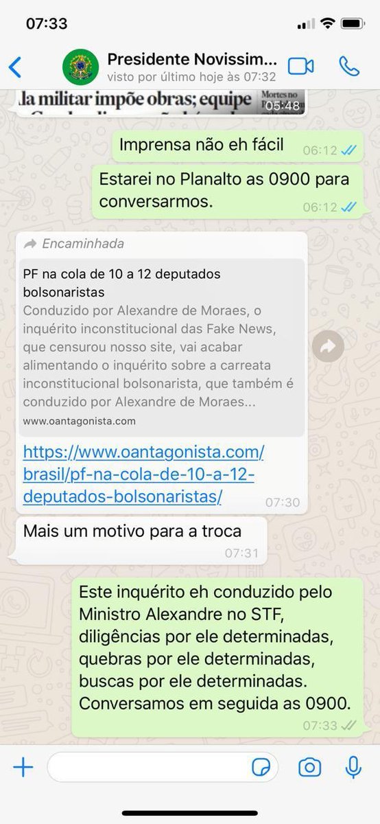 A Polícia Federal tem que trabalhar com autonomia.Que sejam apurados os supostos crimes no RJ e também identificados os autores da rede de fake news e de ofensas em massa.Diante das denúncias de interferência na PF, o Min.Alexandre manteve os delegados que estavam na investigação