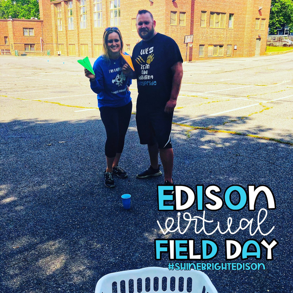 Kristian McGowan (@mrsmcgowanin5th) on Twitter photo Washington🐯 vs Menlo🐶.. Mr. & Mrs. McGowan compete during Edison’s first ever virtual day! <a href="/WashEdison/">Washington Elem</a> <a href="/MenloParkSchool/">MenloPark ES</a> #shinebrightedison #virtualfieldday Washington🐯 vs Menlo🐶.. Mr. & Mrs. McGowan compete during Edison’s first ever virtual day! <a href="/WashEdison/">Washington Elem</a> <a href="/MenloParkSchool/">MenloPark ES</a> #shinebrightedison #virtualfieldday