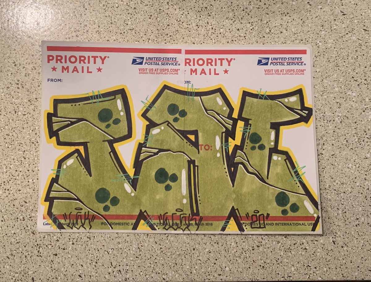 szechuanjae's tweet photo. Slaps haven’t made any in a while
#Graffiti #slaps #throwies #tags #streetart #stickerart #jaeone323 #potd #votd #blackbook #sketchbook #label228 #digitalart #procreate #ipad #iphone #lsk #lskrew #lostsoulskrew #endlesscreativestyles #ecsk https://t.co/3e3rdls43o