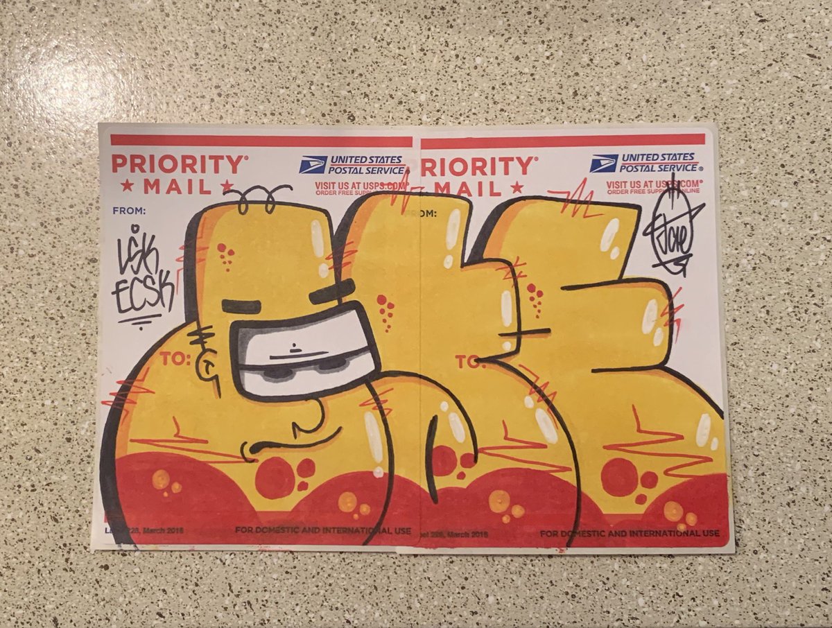 szechuanjae's tweet photo. Slaps haven’t made any in a while
#Graffiti #slaps #throwies #tags #streetart #stickerart #jaeone323 #potd #votd #blackbook #sketchbook #label228 #digitalart #procreate #ipad #iphone #lsk #lskrew #lostsoulskrew #endlesscreativestyles #ecsk https://t.co/3e3rdls43o