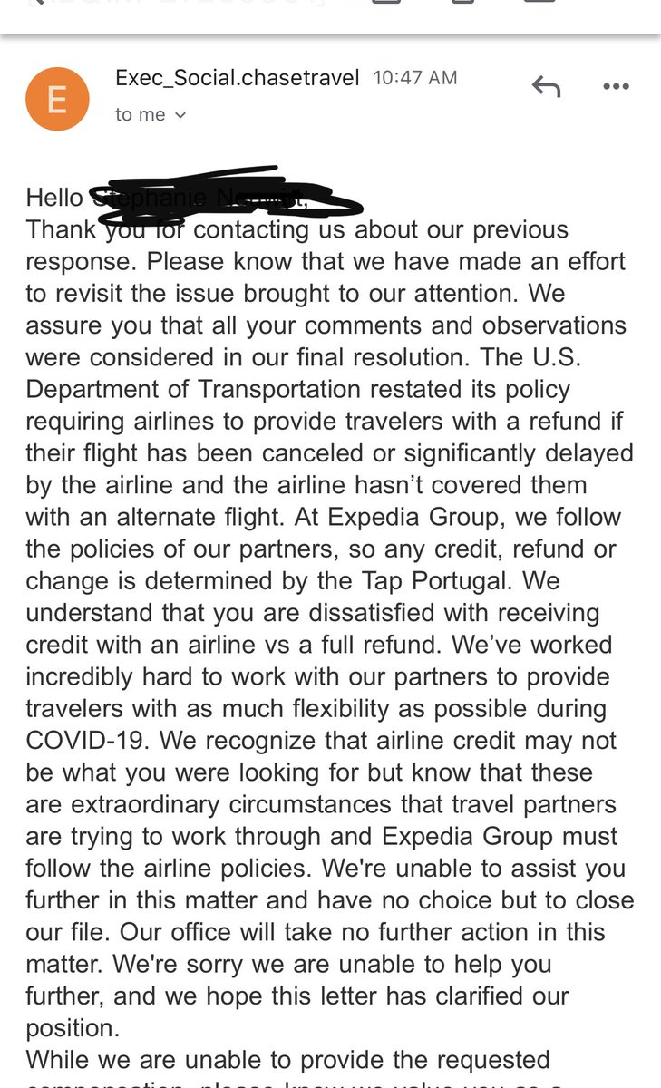 SG08312's tweet photo. @Chase is it really worth breaking the actual law to deprive me of my refund? @TAPair_Lawsuit @tapairportugal #troublewithtap #troublewithchase @USDOT couldn’t make this clearer https://t.co/DhegSEAKUt https://t.co/wSUtPIJPAx