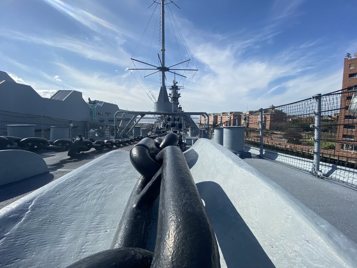 NauticusNorfolk's tweet photo. Today's Virtual Adventure: #WiskyWednesday! 

Go behind-the-scenes with Keith Nitka, Battleship Operations Manager, for a look at the #BattleshipWisconsin's anchor windlass room.

Tune in: https://t.co/1HDYiavDn0 https://t.co/9xX9kLTtES