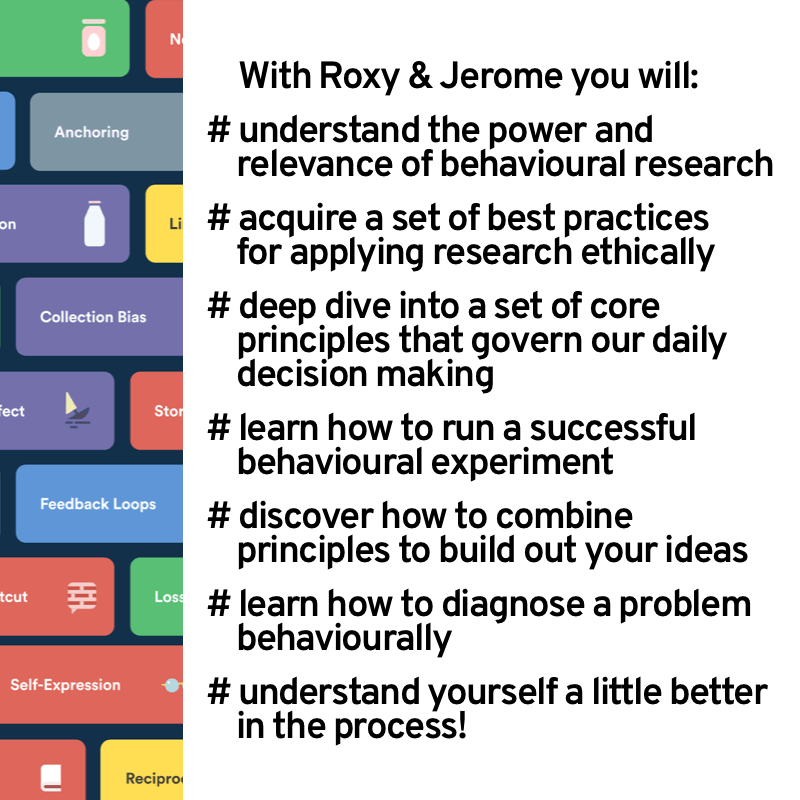Why do people behave the way they do? How can we guide or reshape their behaviour for the better? In this course by <a href="/coglode/">Coglode 💎</a> you'll learn practical methods for applying research effectively and ethically to design products and services.
Get a ticket designmatters.io/master-the-fun…