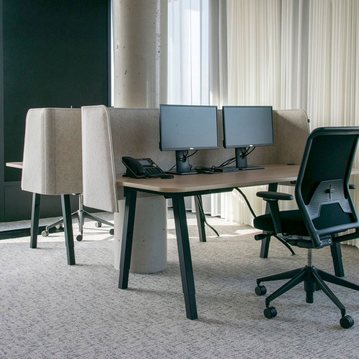 Ready to head back into the office? As businesses and employers start to think about opening up their workplaces once again, here are a few ideas on how to reshape the open office. Learn more here: bit.ly/3gCa9zA.