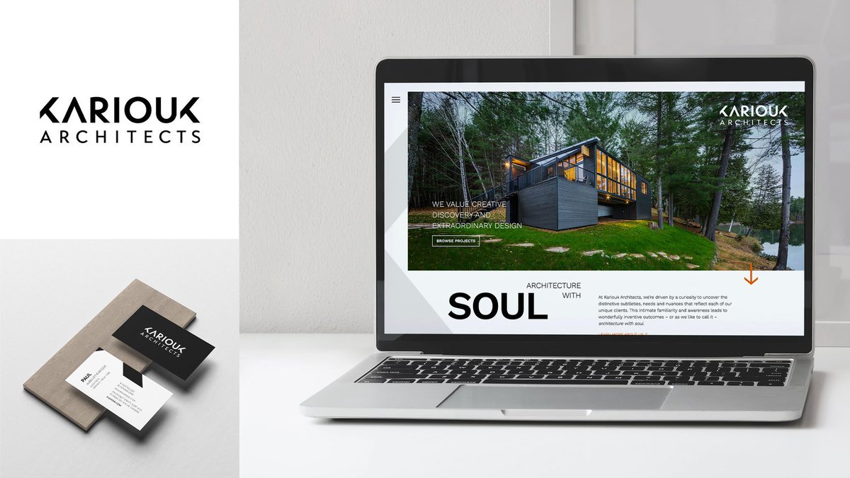 Proud to celebrate the launch of a new brand AND brand new website for our clients, Kariouk Architects. Click through to see for yourself how the Kariouk team lives and breathes #ArchitectureWithSoul | kariouk.com

#WebsiteLaunch #MarketingWithMoxie #OttawaMarketing