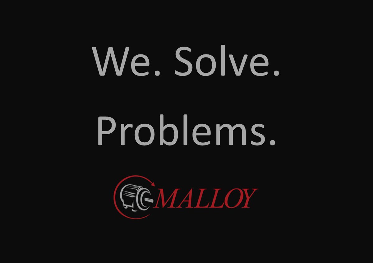 MalloyElectric's tweet image. We solve problems.  Simple as that!

#MalloyElectric #WeSolveProblems
