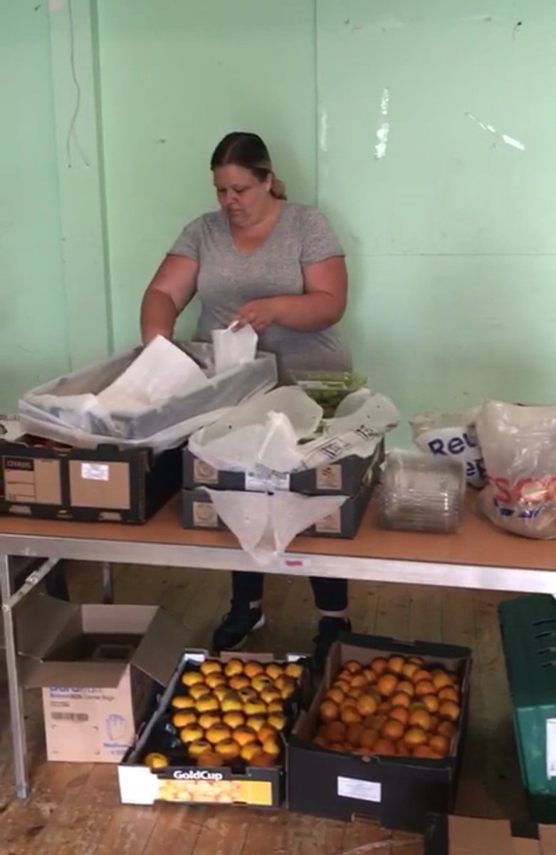 A BIG thank you to our volunteers Sherene, Laura and Sarah who packed today’s bags and to Morrisons who gave a special donation of essential groceries. #morrisons