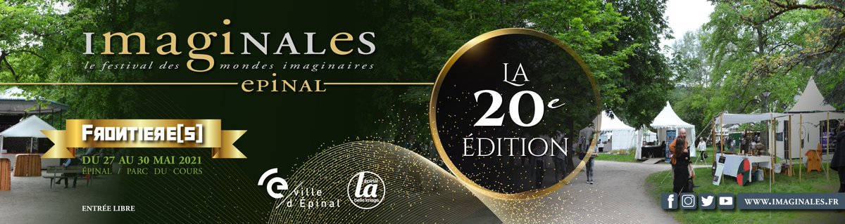 imaginales's tweet image. Avez-vous remarqué que les #Imaginales2021 débuteront dans un an, jour pour jour ? 🥳