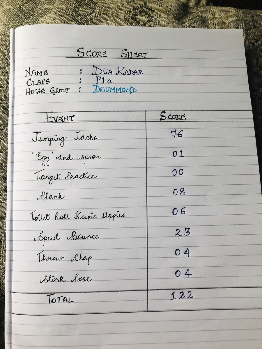 Broughton_PS's tweet photo. Go Dua (P1)! Good work for Drummond house 🏅#BPSsportsday2020 #sportsday #healthweek #gobroughton #TeamBPS https://t.co/Mt2aFdaSB1
