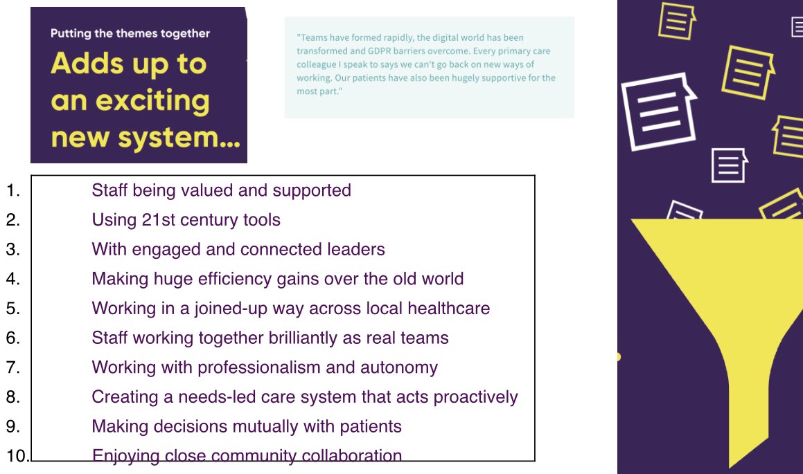 What a fabulous, interactive and remarkably creative session, thank you to our speakers &amp; attendees for your contributions! 👏 Summary infographic of today with our actions to build on our momentum, relationships &amp; integration to get Back to Better
