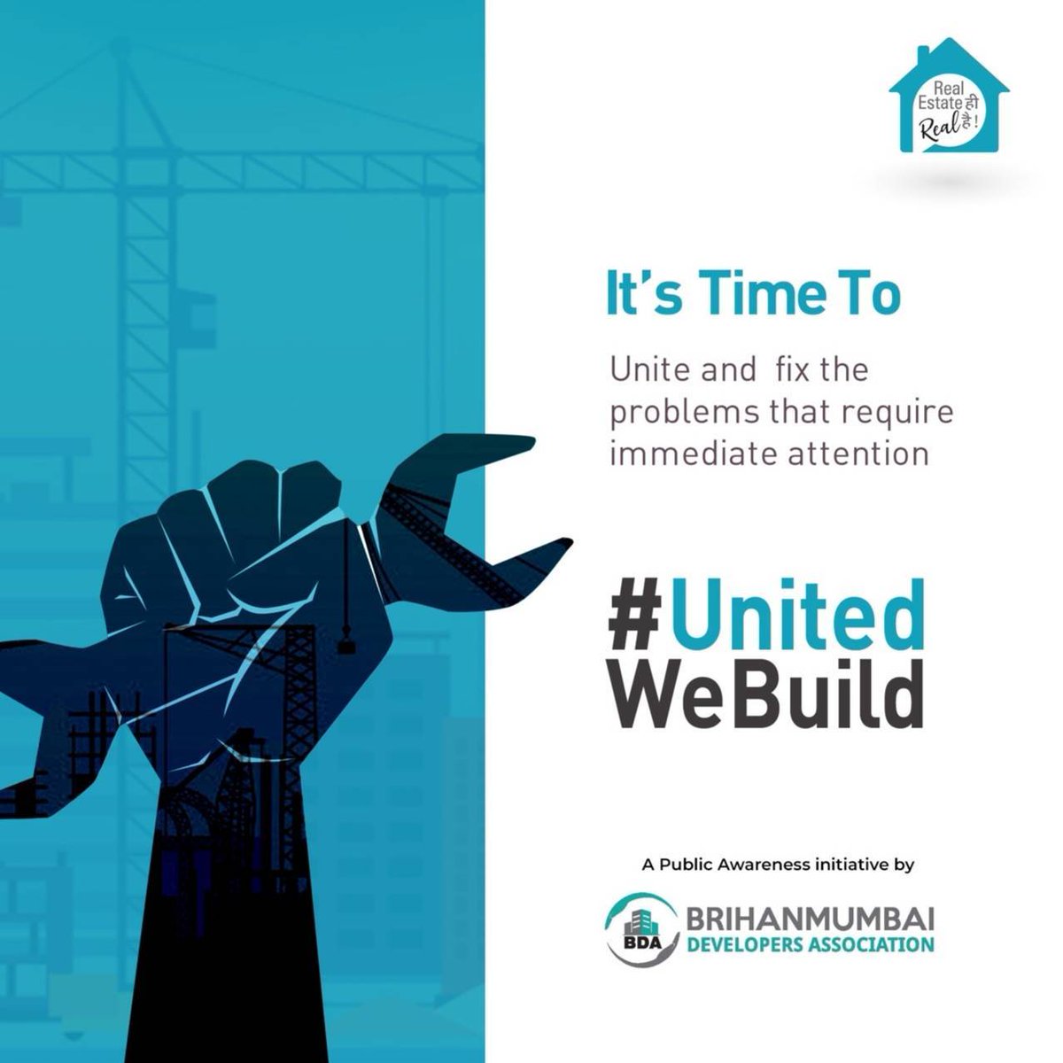 BDAmumbaitweets's tweet photo. Hello Fellow BDA members and Industry associates,
Our #Industry is on the cusp of a  tremendous collapse and we need to come  together as one voice to raise our concerns and spread awareness to the apathy of our #realestatesector https://t.co/C6jTFfc2F8
