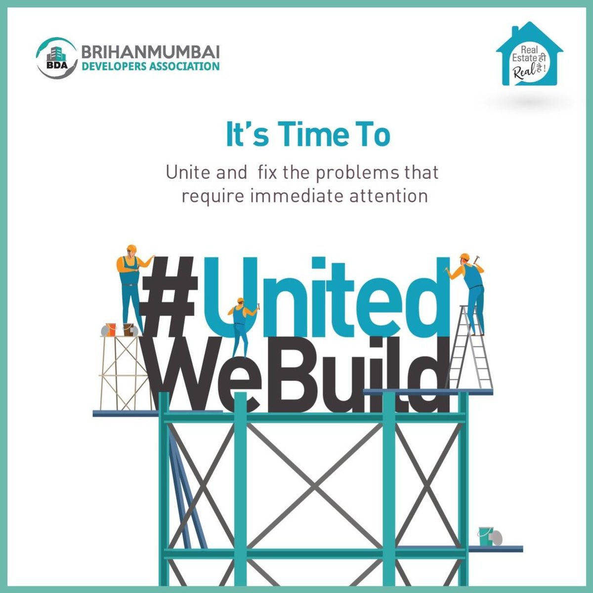 BDAmumbaitweets's tweet photo. Hello Fellow BDA members and Industry associates,
Our #Industry is on the cusp of a  tremendous collapse and we need to come  together as one voice to raise our concerns and spread awareness to the apathy of our #realestatesector https://t.co/C6jTFfc2F8