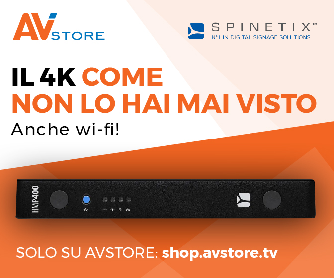 AVstore_tv's tweet photo. E' arrivato il nuovo player @SpinetiX HMP400 per progetti di #digitalsignage #4K, anche wireless! Scopri tutto qui: https://t.co/6YhTiaDCUM https://t.co/ihQJVMMYmw