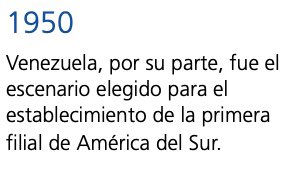 Con respecto al sector manufacturero privado, durante el período analizado iniciaron sus actividades algunas importantes industrias como: Celanese, productora de hilados de acetato; Procter & Gamble de Venezuela, qué instaló su planta de detergentes en Antímano; Sherwin Williams