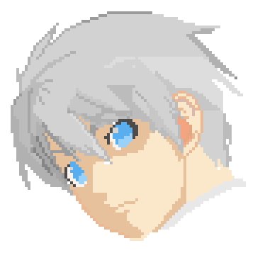 johnbas26's tweet image. This one is still a Work on progress. I'm still not sure if i can finish this one at least i managed to finish the head.

This is referenced after a character named "Yuuji Nachi" from a visual novel, i can't remember the title but i managed remember the character. 

#Pixelart.