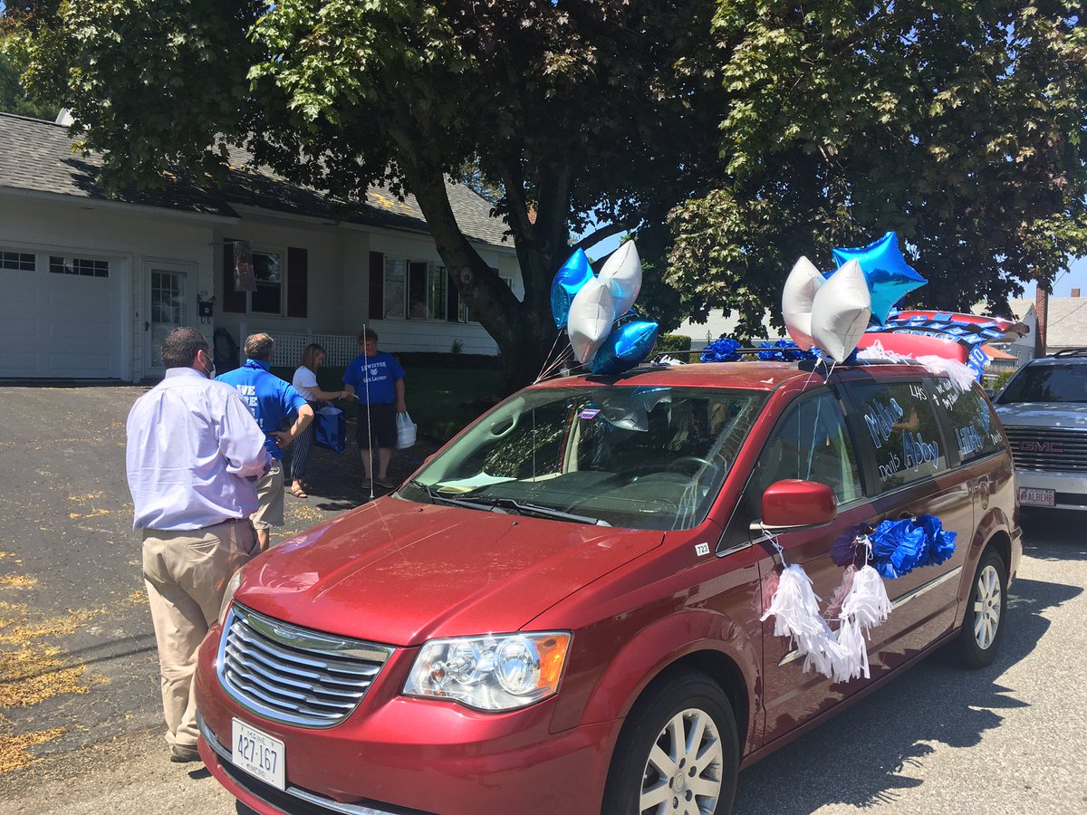 LHSBlueDevils's tweet photo. Celebrating the Lewiston HS Top 10 today .... looking forward to this.  Congratulations Melina Masselli https://t.co/0G1lK2ZybT