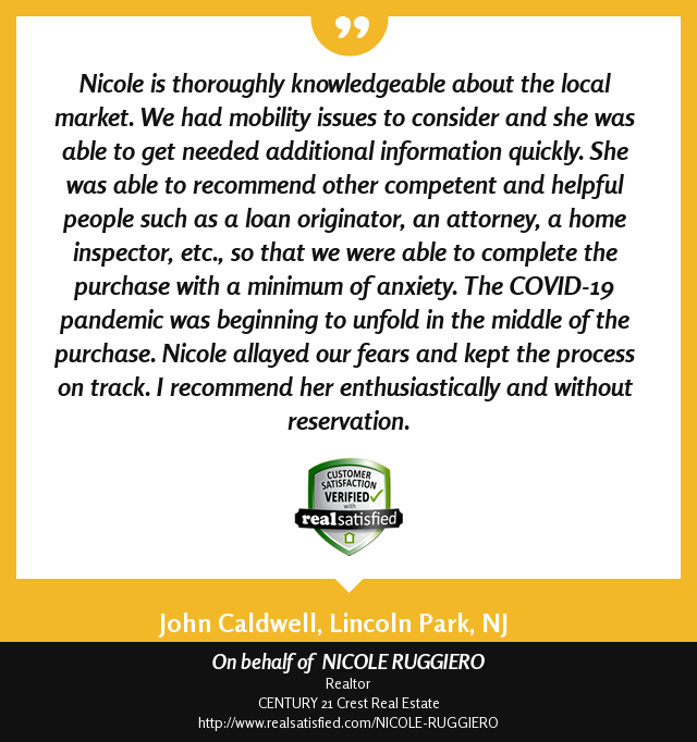 I’m not sure I could be more delighted by a recommendation. realsatisfied.com/NICOLE-RUGGIERO via <a href="/realsatisfied/">RealSatisfied</a>