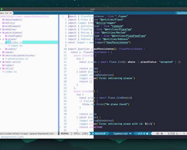 CandideTech's tweet image. If you know him, you&apos;ll also know @jimgbest lives in a terminal (#Iterm2, using #NeoVim, #Tmux). 

He&apos;s written a theme (Ariake) for both Iterm2 and #Vim with light and dark variants enabling working day into night in a self-changing dev environment bit.ly/36ABxcs