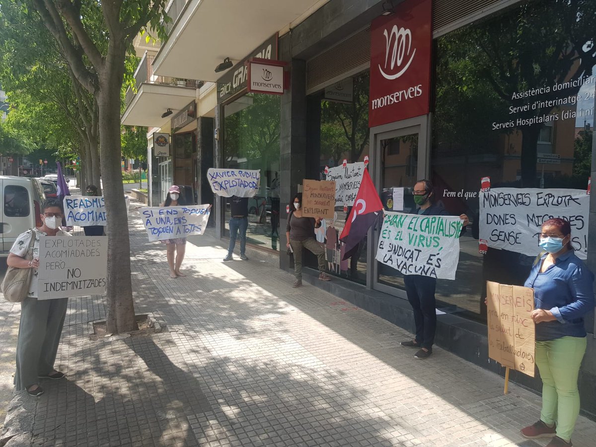 #Monserveis segueix explotant i el #sindicat, la #CGT del #Berguedà, segueix i seguirà protestant i denunciant.